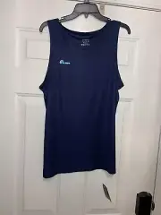 TLRUN Men's Running Tank Top Ultra Lightweight Dry Fit Navy XL (WTF45)q4
