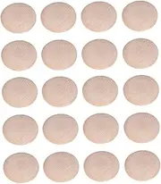 Yardenfun 55x50mm Button Wood Plugs for Furniture 20pcs Wood Screw Hole Covers for Stairs Decorative Craft Supplies