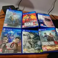 在飛比找蝦皮購物優惠-Ps4 碧血狂殺2 戰神4 變人 魔物獵人世界 人中之龍0 