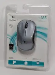 Logitech M185 Wireless Optical Mouse USB Nano Receiver for Windows Mac & Linux