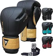 Mytra Fusion Boxing Gloves Included with Free Hand Wraps Punching Gloves MMA Training Muay Thai Gloves Men & Women Kickboxing Gloves