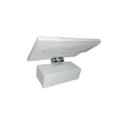 RIO Wall Light Interior Surface Mounted Adjustable 6W Rectangular Uplighter Matte White 3000K 244LM