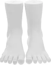 ABOOFAN Stable Sock Foot Display Stand Realistic Plastic Mannequin Legs for Retail and Photography Props