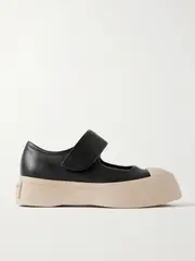 [Marni] Marni - Pablo Leather Mary Jane Platform Sneakers - Black - IT39 IT 39 Black