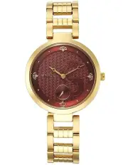 [Titan] Tet Dial Analogue Stainless steel Strap Watch in Gold
