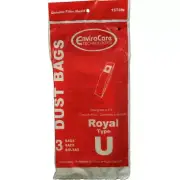 63-Pack EnviroCare Royal Dirt Devil U Micro Bags, Premium Quality