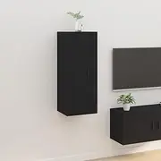 Wall Mounted TV Cabinet Black 40x34.5x100 cm,TV mounts & TV Units 20KG-816681