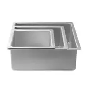 Mondo Pro Square Deep Cake Pan Set 3pc