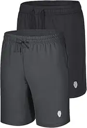 [PIQIDIG] Youth Boys' Loose Fit Athletic Shorts Quick Dry Active Shorts with Pocket