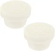 Abaodam 2Pcs End Caps for Pool Ladder Non Slip Bumpers Durable Ladder Stoppers Compatible with Pool Ladders Easy Installation for Enhanced Safety