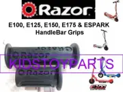 NEW! RAZOR E100 E125 E150 E175 E200 E300 HANDLE BAR HAND GRIPS SPARKS