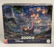 Disney Tangled Rupunzel Thomas Kinkade Jigsaw Puzzle - 2000 Pieces Ceaco NEW