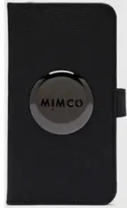 MIMCO MIM Flip Case iPhone 12 PRO MAX Case Cover Black Gunmetal BNWT RRP $99.95