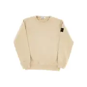 [STONE ISLAND] STONE ISLAND Crewneck sweatshirt with logo badge Kids 14Y 14Y Beige