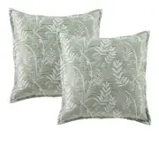 Bianca Eden Sage Jacquard Bedspread Set (Single, King Single, Double, Queen, King, Super King) or Accessories
