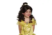 Beauty And The Beast Girls Belle Wig (Black) (One Size)