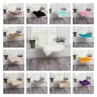 Square Faux Wool Fur Cushion Soft Chair Car Seat Pad Sofa Cover Furry Plush