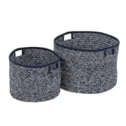 Colonial Mills Casablanca Basket 15"x15"x12", Blue - CB23A015X012