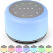 White Noise Machine Baby and Adult, Sound Machine for Sleeping/Relaxing, Portabl