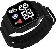 [Mbiyhgta] Kids Educational Electronic Bracelet with LED Digital Clock - Lightweight Anti-Splash Time Learning Watch - Perfect for Daily Use and Active Hobbies