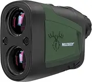 MiLESEEY Laser Rangefinder Hunting 900Yards, Angle Horizontal & Vertical Distance, Scan Mode, Speed, Accurate, 6X Magnification Archery Rangefinder, Rain Mode in rain and Fog, Hardcase