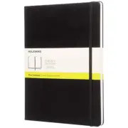 BRAND NEW - Moleskine Hardcover Plain XL 192pg Notebook Black
