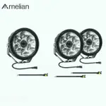 ARNELIAN 5 英寸圓形燈條,E11 150W 15000LM 超亮 6000K LED 射燈組合燈,防水,9-3