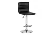 Pino PU PVC Leather Bar Stool Kitchen Chair Black
