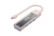 UNITEK 4-in-1 USB 3.0 Multi-Port Hub with USB-C Connector. Includes 4x USB-A Por