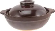 Ciieeo Ceramic Casserole Lid Clay Pot for Cooking Donabe Soup Rice Clay Pot Home Cooking