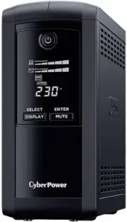 CyberPower Value Pro 700VA UPS with LCD Display and AVR Technology
