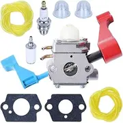 Carburetor Kit Fit for FL1500 FL1500LE Gas Weed Eater Leaf Blower Gasket Oil line Primer Bulb