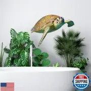 Turtle Sticker Sea Turtle Wall Decal Peel and Stick Animal Room Decor for Kid