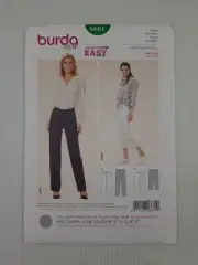 Burda Sewing Pattern 6681 Women's Pants Pattern Size US 10-24 EUR 36-50 NEW
