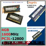 倉庫配件 4GB 8GB DDR3 LAPTOP RAM HYNIX / SAMSUNG / KINGTON BUS 1