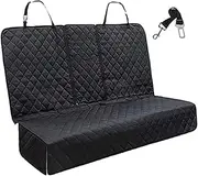 Dog Car Seat Covers,100% Waterproof Pet Seat Cover,Scratch Proof, Heavy Duty and Nonslip Pet Bench Seat Cover,Capable for Cars, Trucks & SUVs