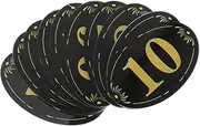 Uonlytech 10 Pcs Stickers Self Adhesive Decorative Labels for Lockers Doors and Storage Areas Durable and Versatile Identification for Home Office Gym and More