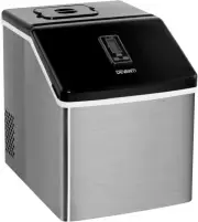 Ice Maker Machine, 3.2L Stainless Steel Portable Countertop Icemaker Cube Mak...