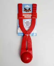 Flexible Flyer RED Plastic Snowball Maker 603 Make Snow BALLS 696525806038