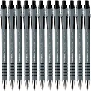 Papermate Flexgrip Retractable Ballpoint Pen Fine 0.8mm (Black) [Box 12]