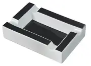 Visol Wesley Black and White Rectangular Cigar Ashtray