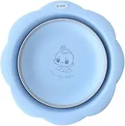 Ipetboom Baby Bath Tub Suction Folding Wash Basin Compact Portable Material Multi-Purpose Bowl