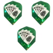 Harrows Hologram Royal Flush Spades 75 Micron Strong Dart Flights (3 Sets)