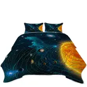 Space Art Solar System Coverlet