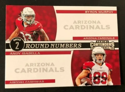 2019 Contenders Round Numbers RC BYRON MURPHY/ANDY ISABELLA Cardinals Rookies