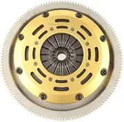 CLUTCH TWIN DISC KIT Compatible With VW Golf Jetta Passat Corrado 2.8L VR6 GLX GTI 1992-2002