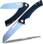 EDC Pocket Knife-Pocket knife-micarta Handle-D2 steel-Folding Knife for EDC-Everyday Carry Knife for Men and Women-Indoor/Outdoor Gift