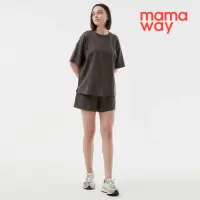 在飛比找momo購物網優惠-【mamaway 媽媽餵】舒適涼感寬版孕哺上衣