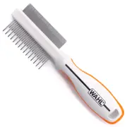 Wahl Orange/White 2 in 1 Finishing and Flea Comb orange