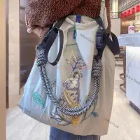 在飛比找蝦皮購物優惠-臺南出貨限时特惠雜誌附錄包手提袋日本刺绣尼龙ballchai
